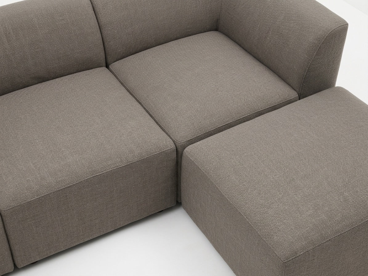 Skejby | 4-seater with footstool | modular sofa