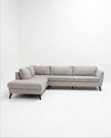 Saturday | 4 sits med schäslong | Alex Beige