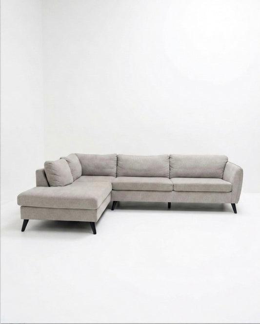 Saturday | 4 sits med schäslong | Alex Beige