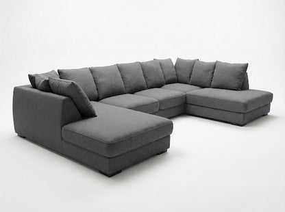 Optus XL | 6–sits med schäslong | Charcoal