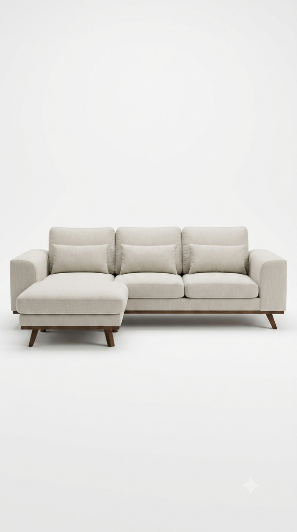 Copenhagen COMPACT - högerdivan — BEIGE