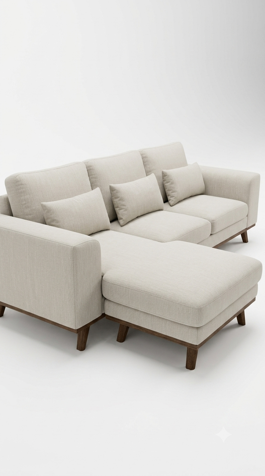 Copenhagen COMPACT - högerdivan — BEIGE