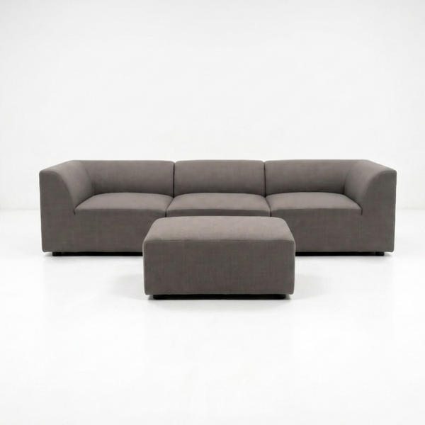 Skejby | 4 sits med pall | modulsoffa