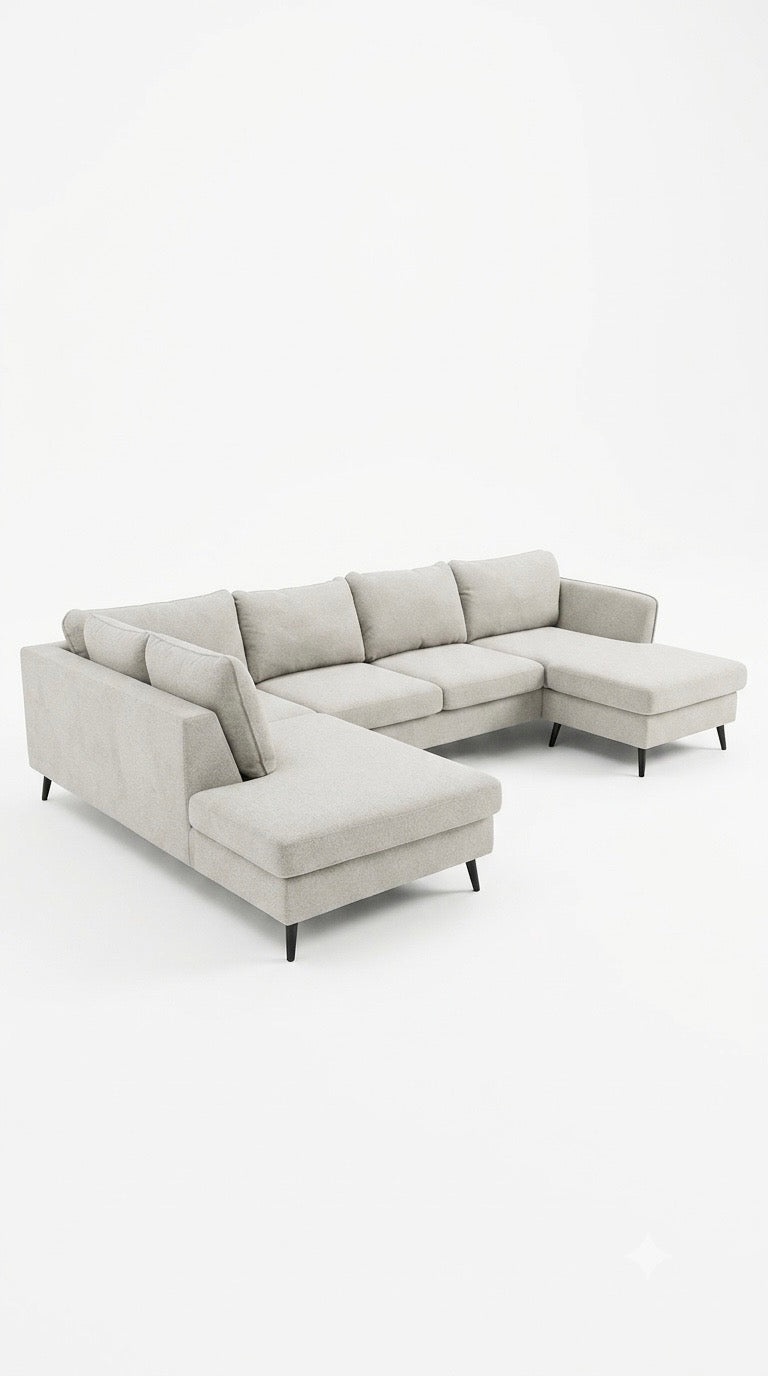 County | 6-sits med schäslong & divan