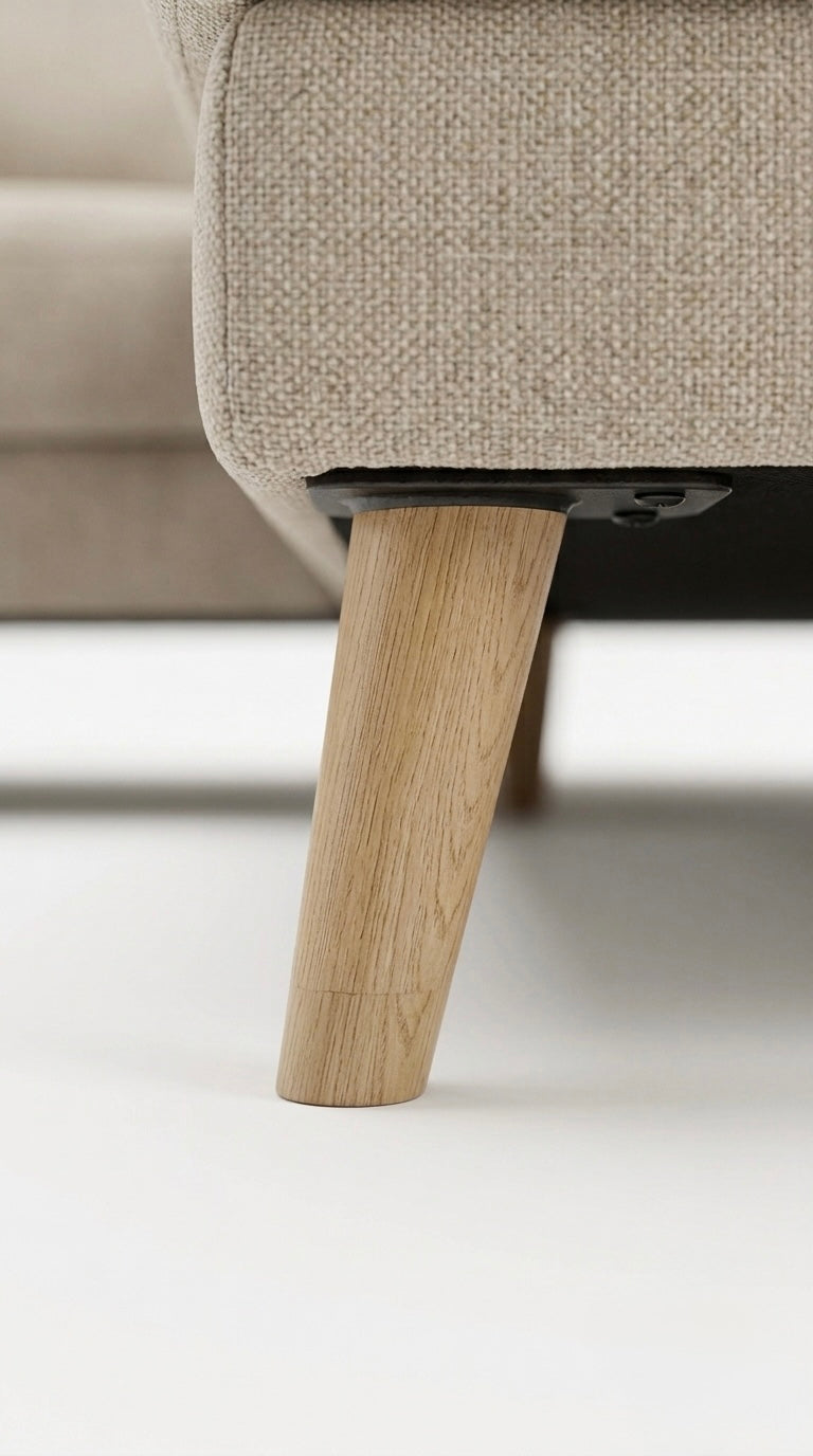Madison | 4.5 sits med schäslong | Beige