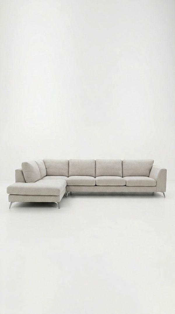 Ocean Lyx | 5-sits med schäslong | Linnébeige |