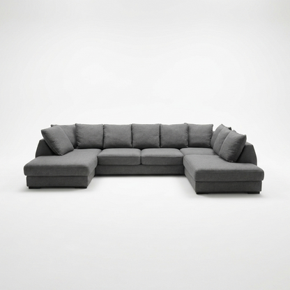 Optus XL | 6–sits med schäslong | Charcoal