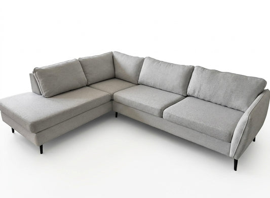 County | 4 sits med schäslong | Grå/Beige