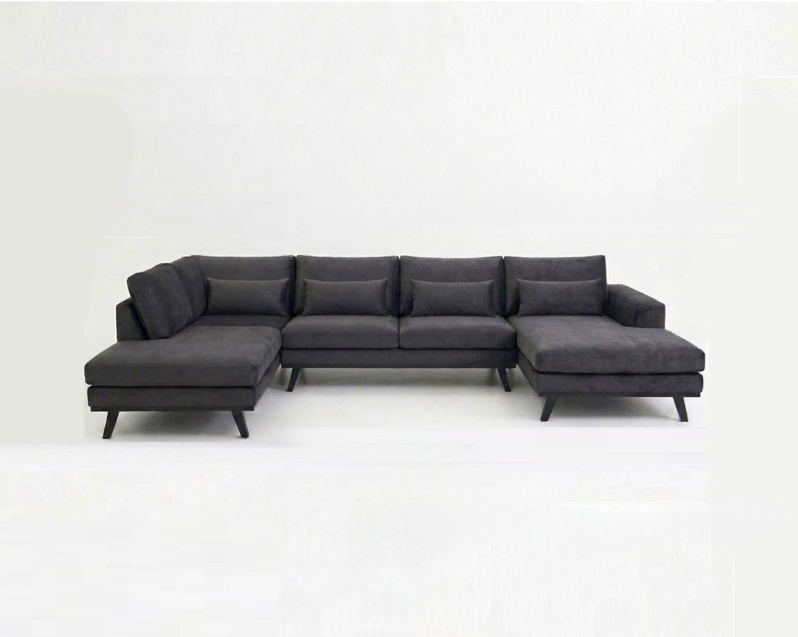 Copenhagen | 5-sits | Högerdivan & Schäslong vänster | Sammet