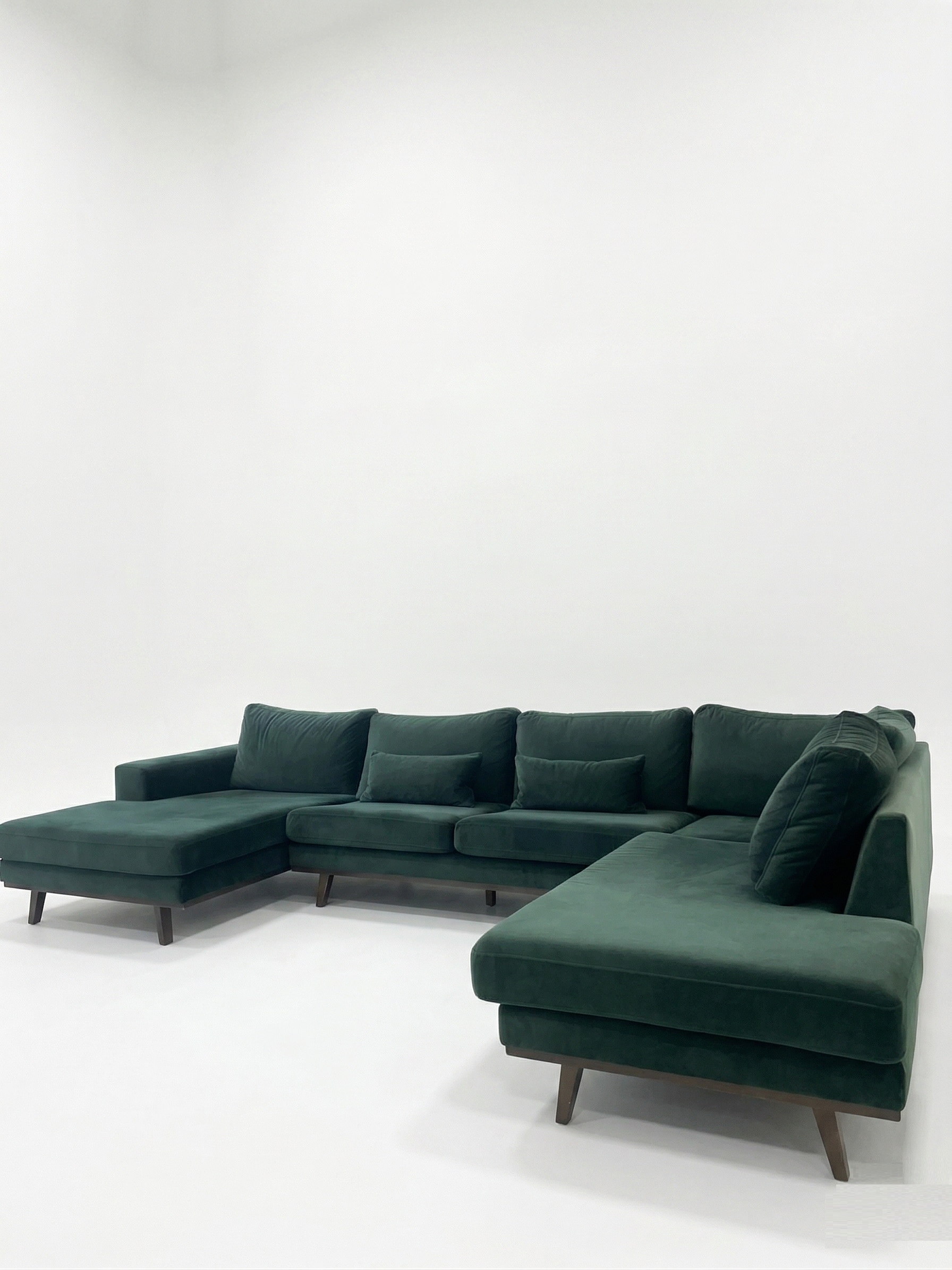 Stockholm | 5 sits med schäslong & divan | Sammet