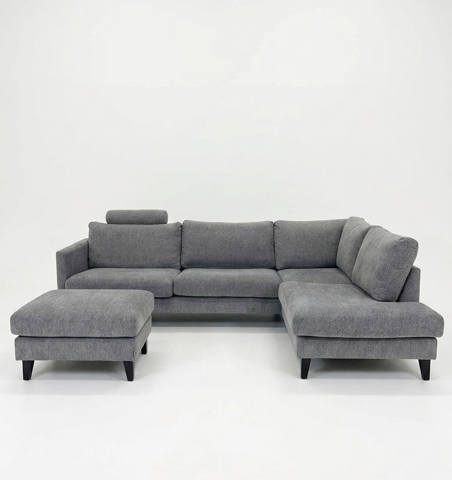 Impulse | 4-sits soffa med schäslong | Fotpall & Nackstöd ingår