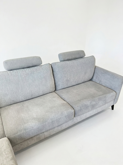 Madison | 4-seater sofa with chaise longue | headrest included