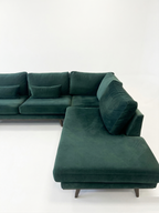 Stockholm | 5 sits med schäslong & divan | Sammet