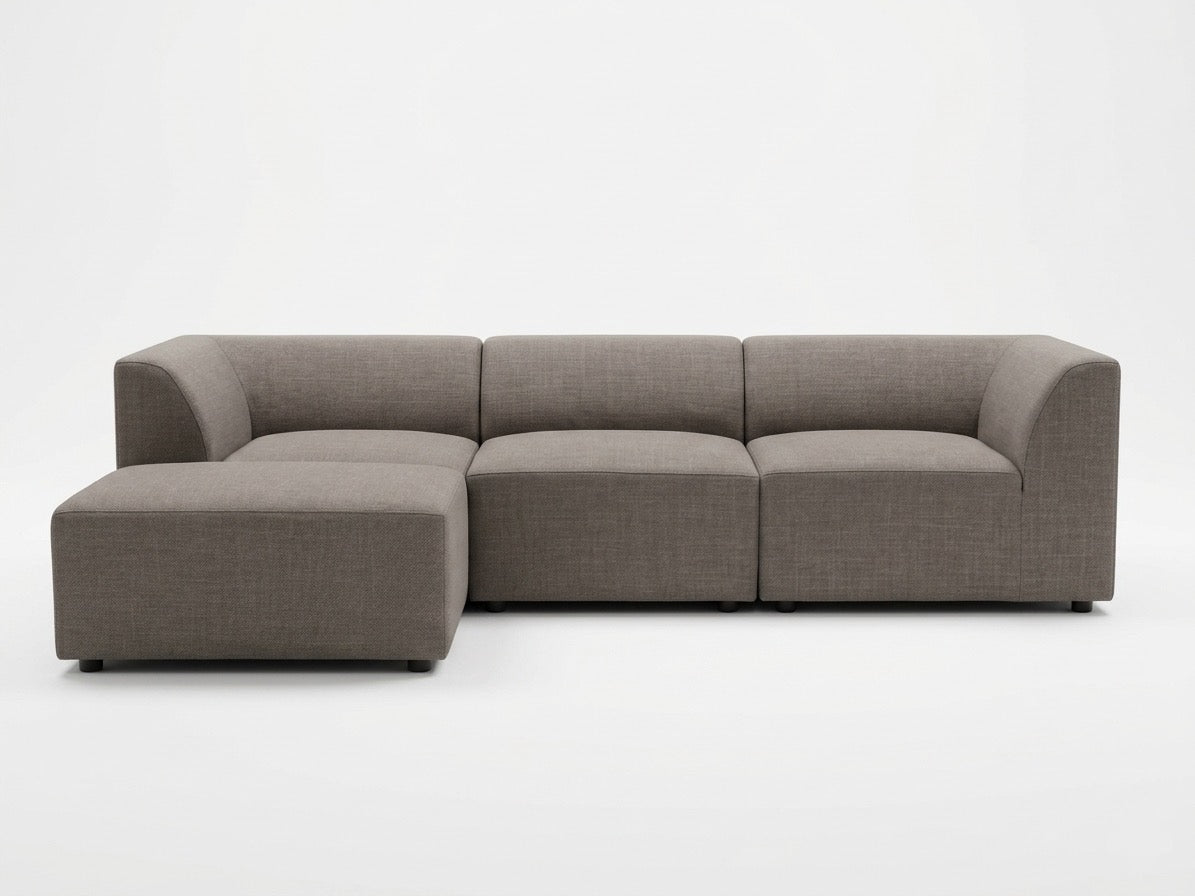 Skejby | 4-seater with footstool | modular sofa