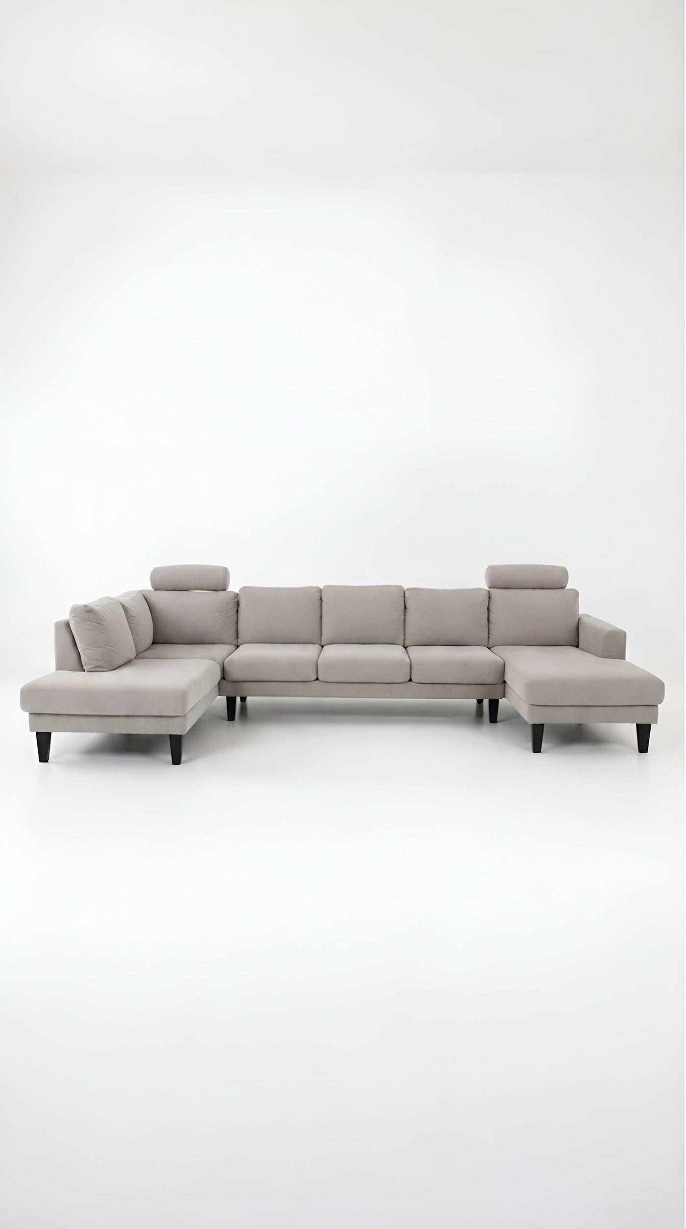 Sierra XL | 6 sits med schäslong & divan | 2 nackstöd ingår