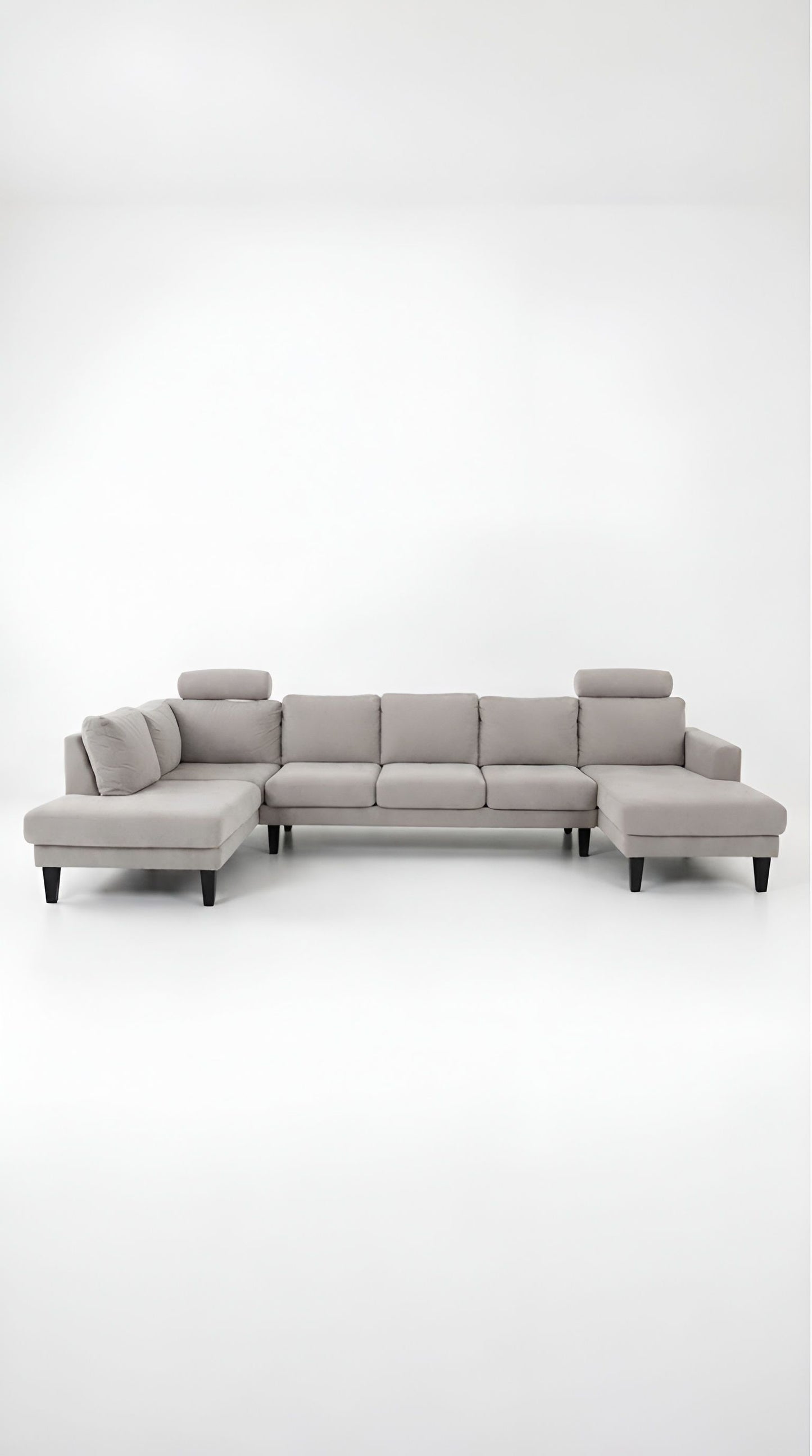 Sierra XL | 6 sits med schäslong & divan | 2 nackstöd ingår