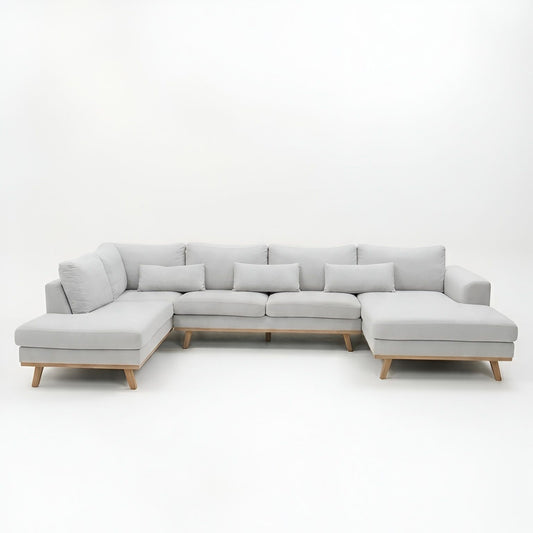 Copenhagen | 6 sits med schäslong & divan | Linnébeige